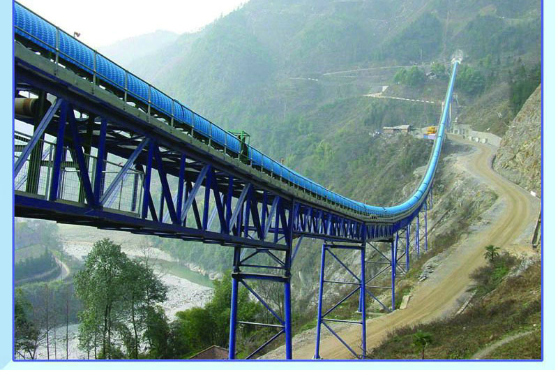Long distance belt conveyor