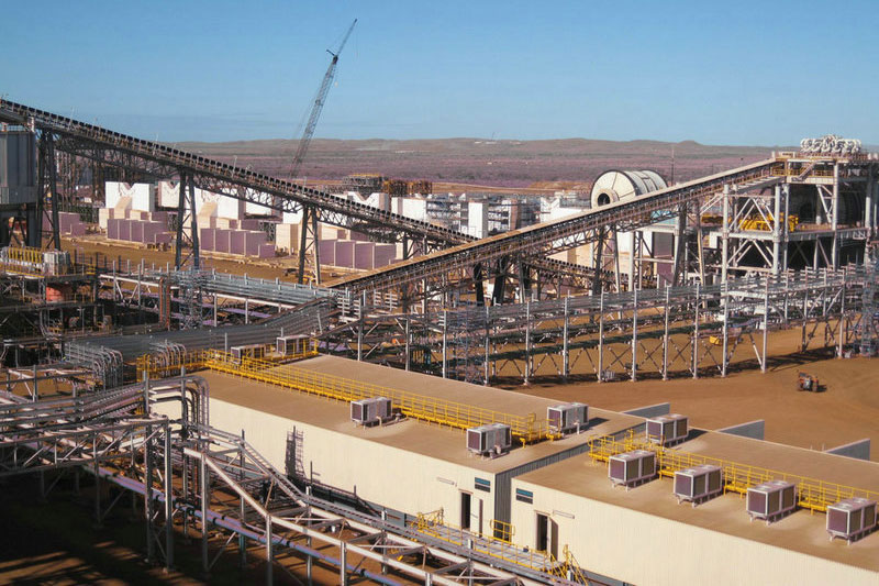 Proyecto de transportadores mineros en Australia