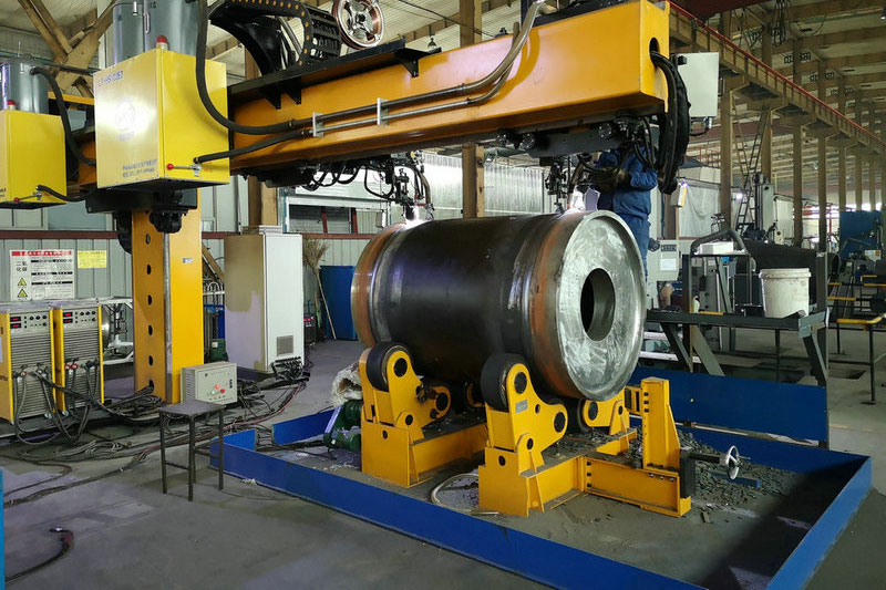 Pulley automatic welding